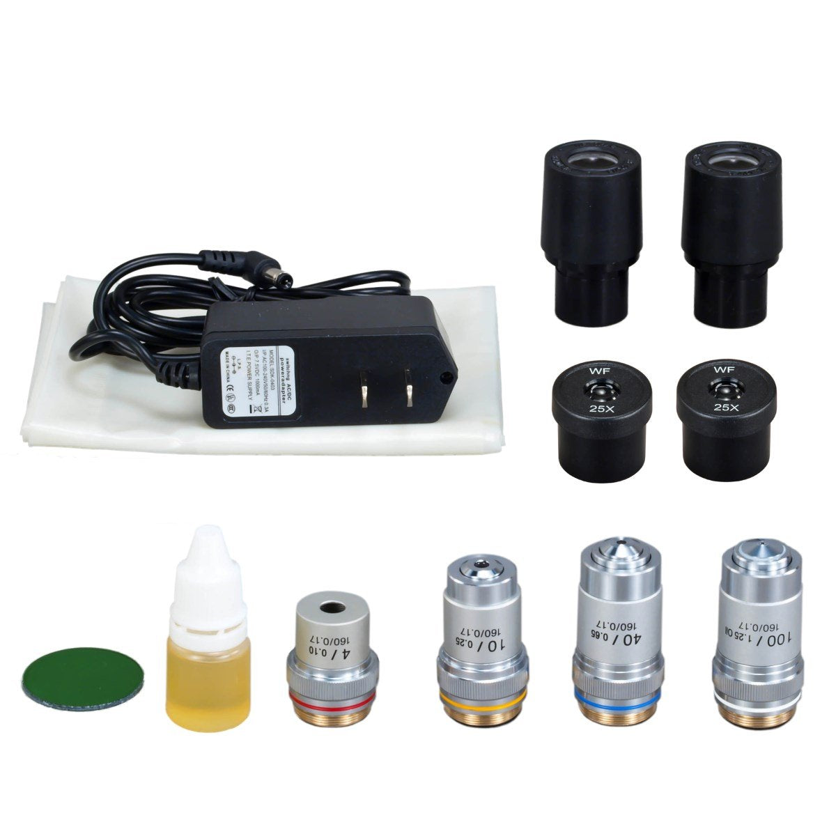 40X-2500X Binocular Compound LED Microscope with Mechanical Stage I616047