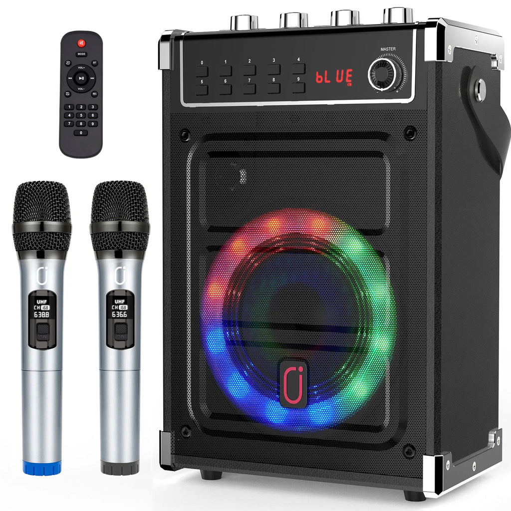 Bluetooth Karaoke Machine with 2 Microphones F20750