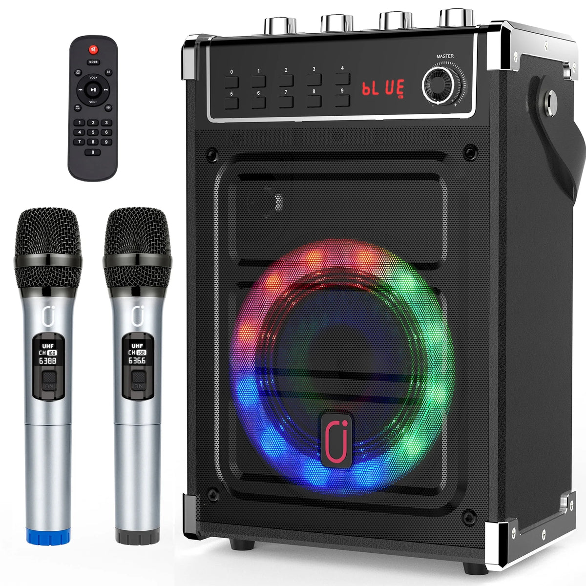 Bluetooth Karaoke Machine with 2 Microphones F20750