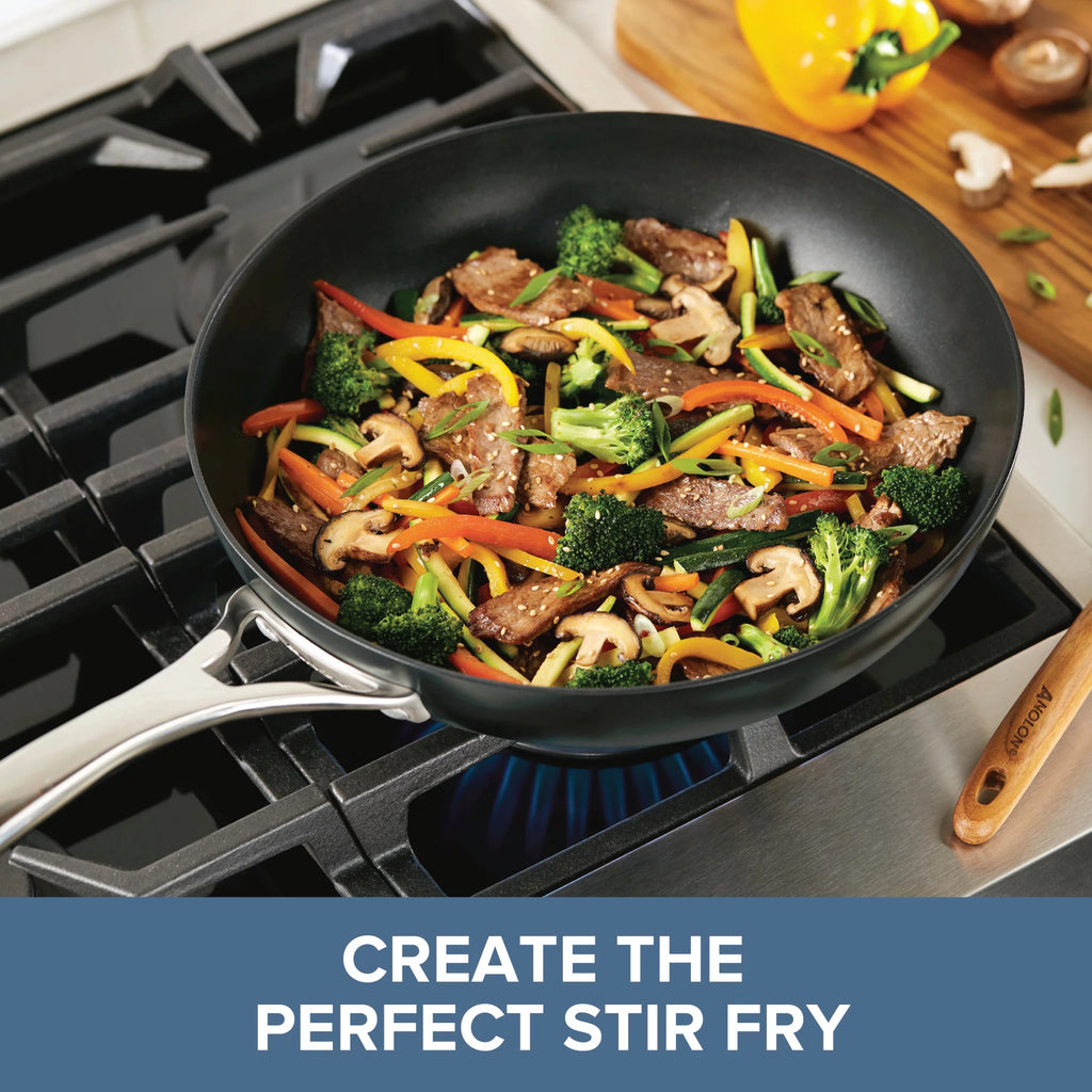 12 inch Hard-Anodized Nonstick Stir Fry A457