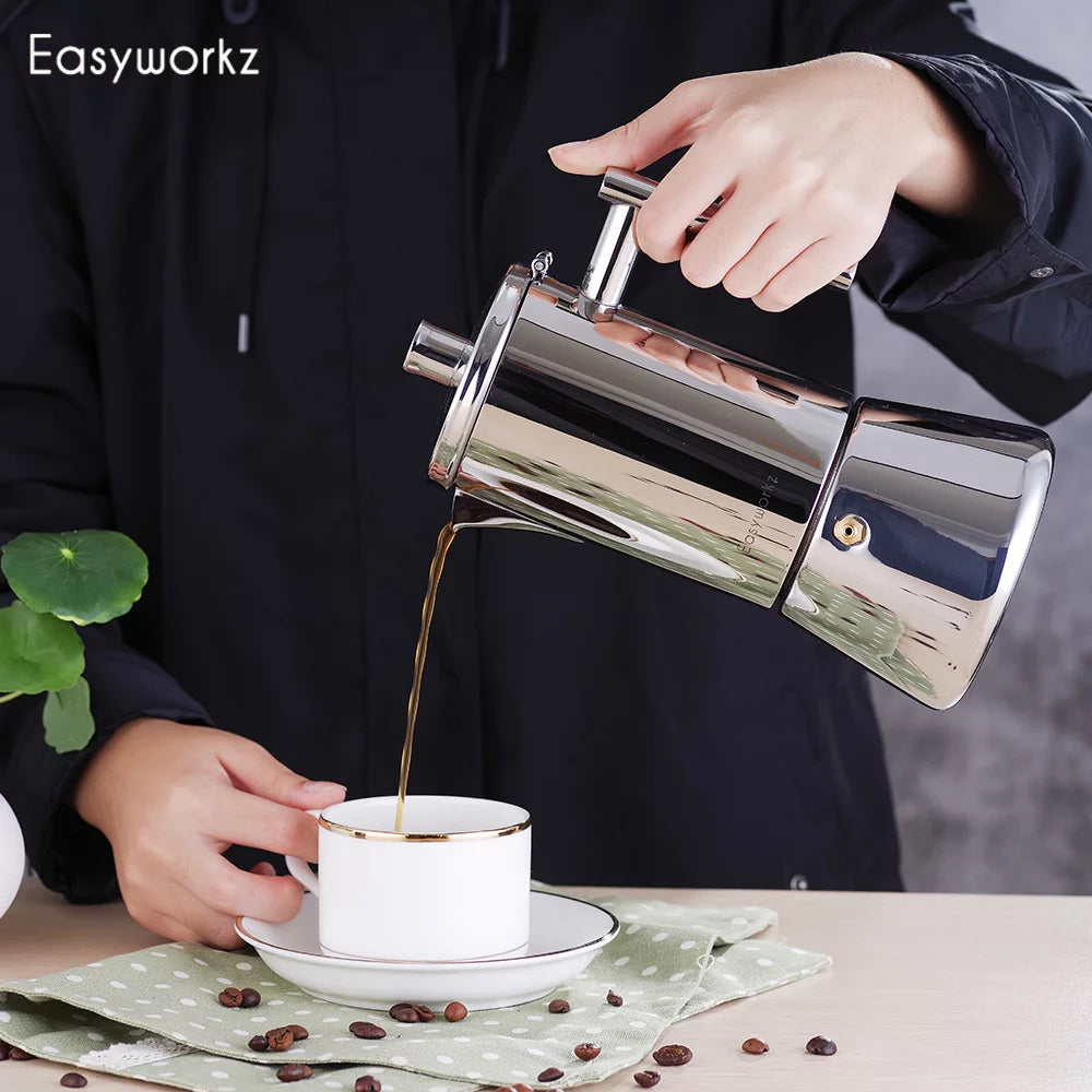 12 Cup Stainless Steel Stovetop Espresso Maker W239783