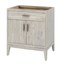 30" Free Standing Hardwood Vanity Cabinet Only Chalky White T753