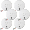 Hardwire Smoke Detector with Battery Backup 6-Pack I7636