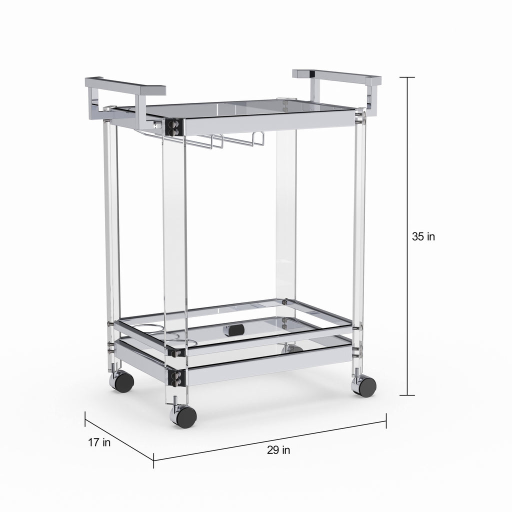 Clear Serving Cart A99648