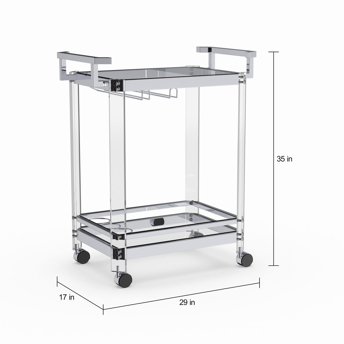 Clear Serving Cart A99648