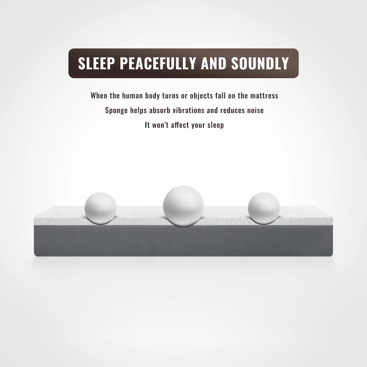 10'' Gel Memory Foam Mattress Twin Blue B817