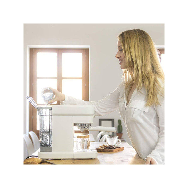 White 20 Bar 1350W Espresso Coffee Maker Y2232