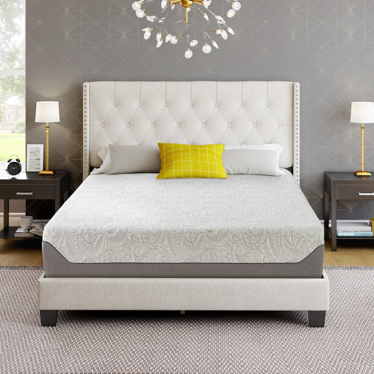 10 Gel Memory Foam Medium Firm Twin Mattress F2829