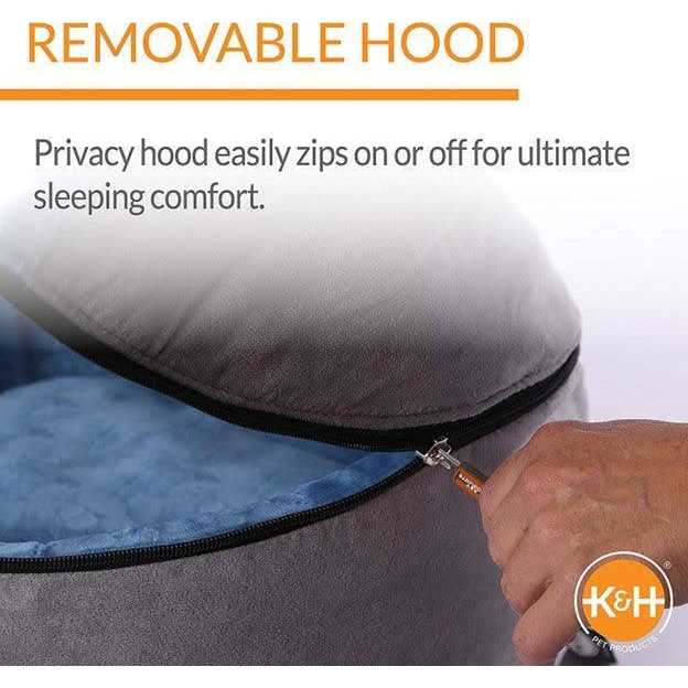 Self-Warming Hooded Kitty Bed H348349