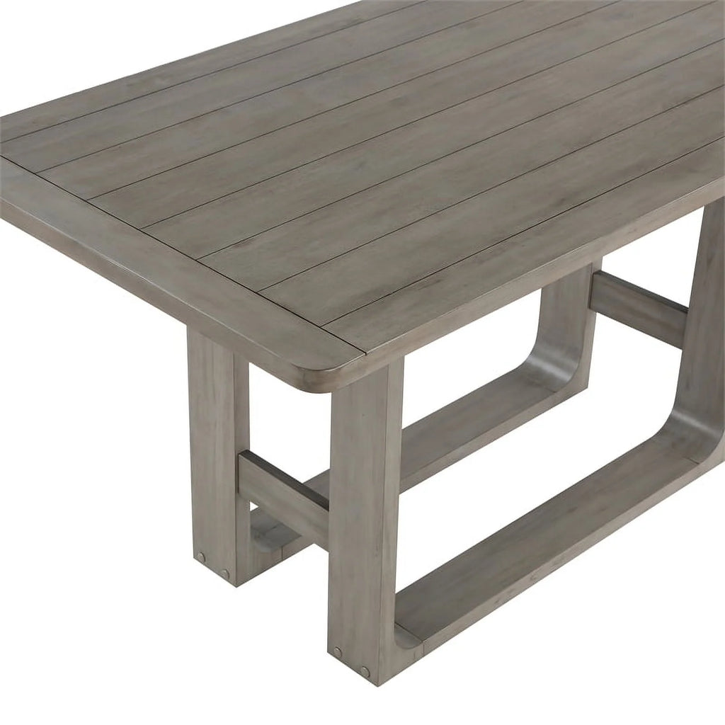 Gray Wood 5-Piece Counter Height Dining Set H1260