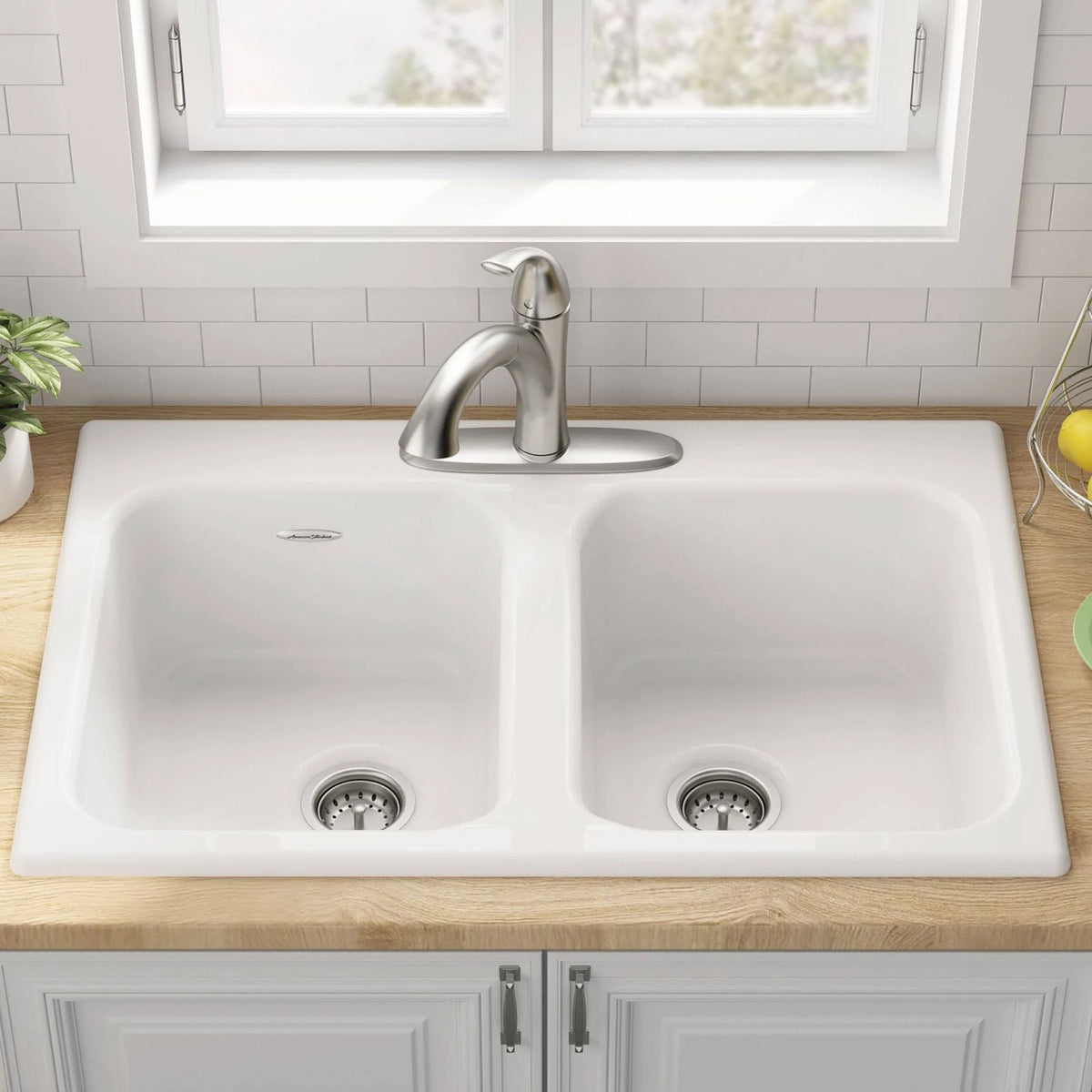 Brilliant White Kitchen Sink R1618