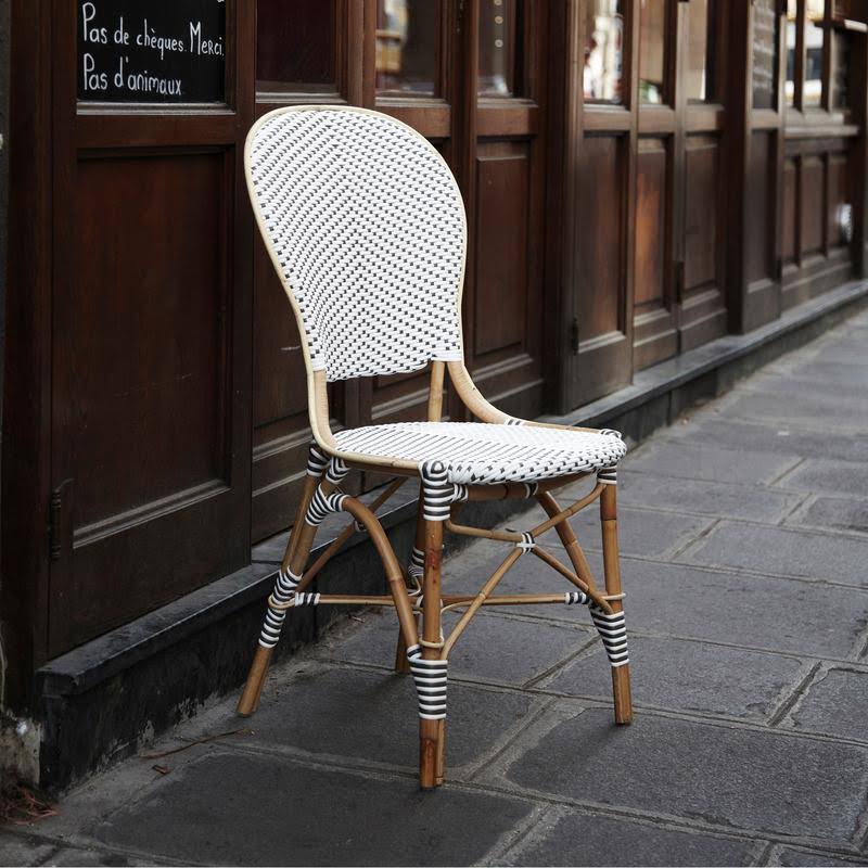 White Cappuccino Dots Side Chair G745326