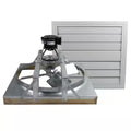 White Galvanized Steel Whole House Fan N3084