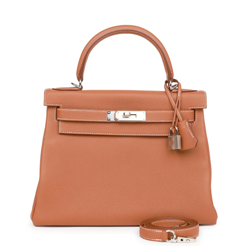 Gold 28 Togo Leather Handbag P377939