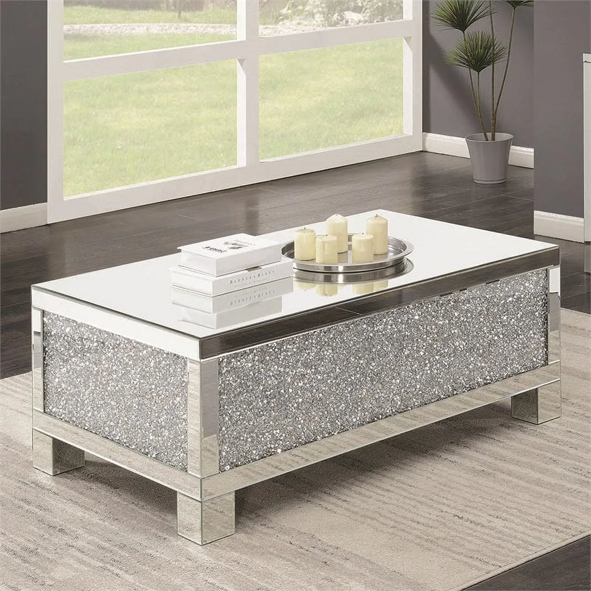 49" Mirrored Accent Coffee Table M527665