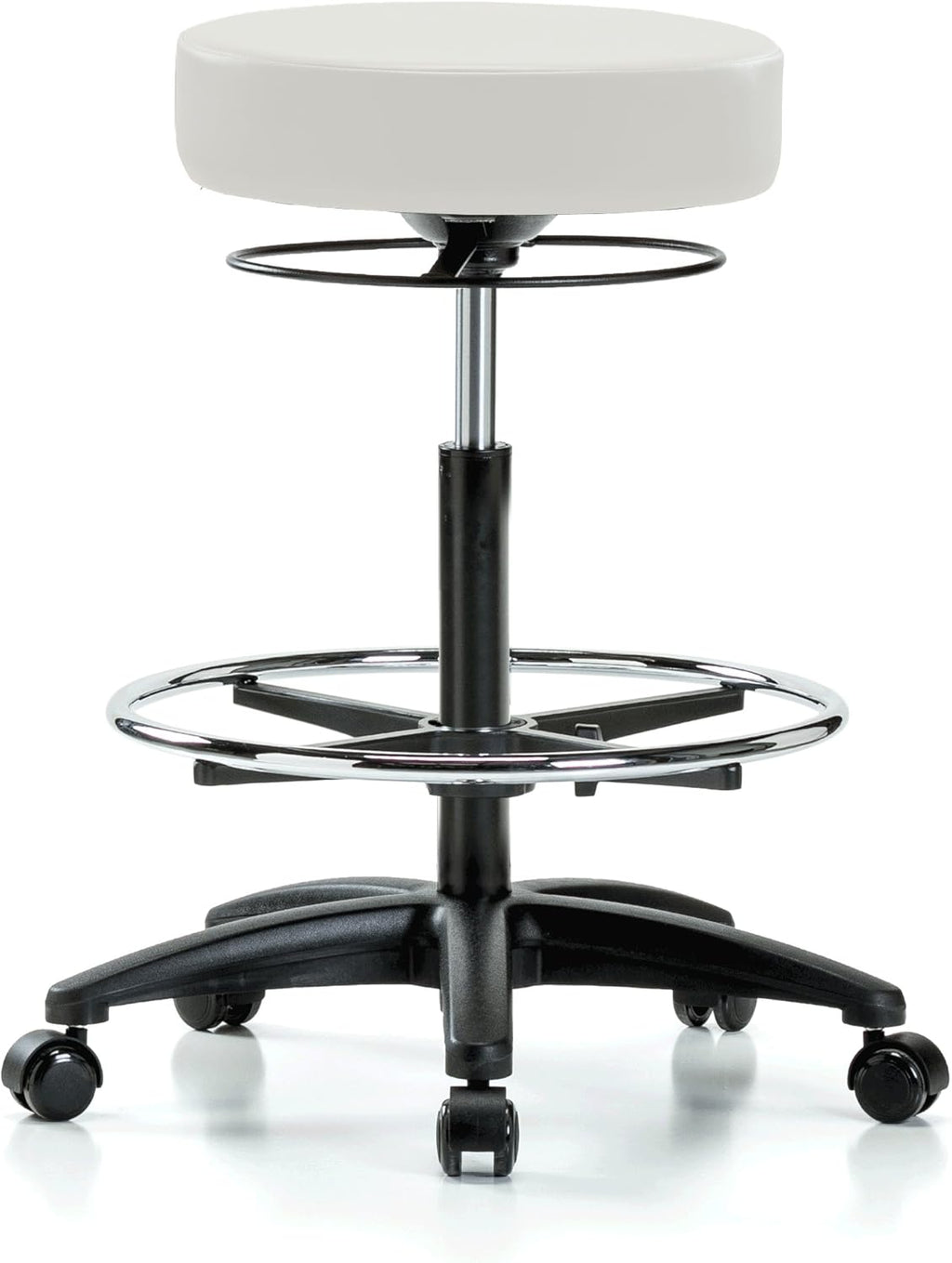 Height Adjustable Salon & Spa Stool with Footring F109