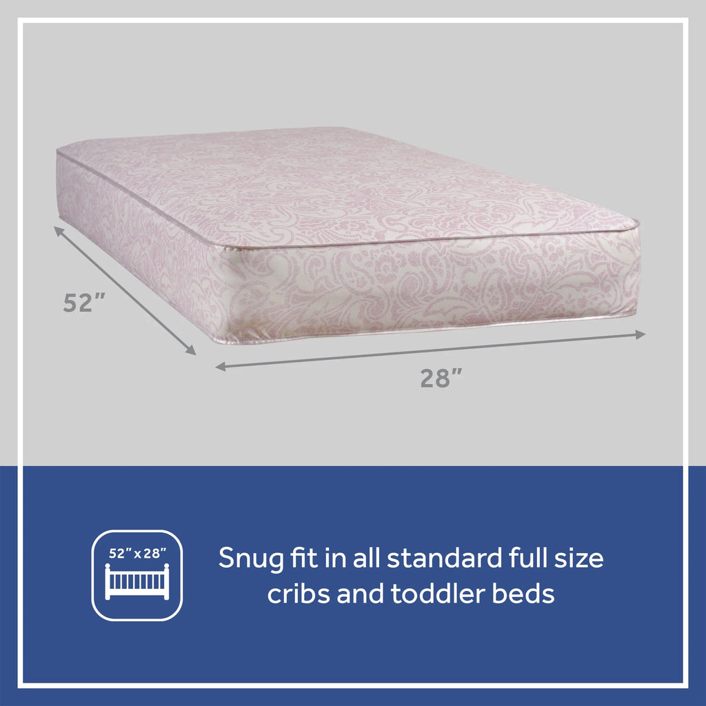 Pink 150 Coil Baby Crib & Toddler Mattress N779446