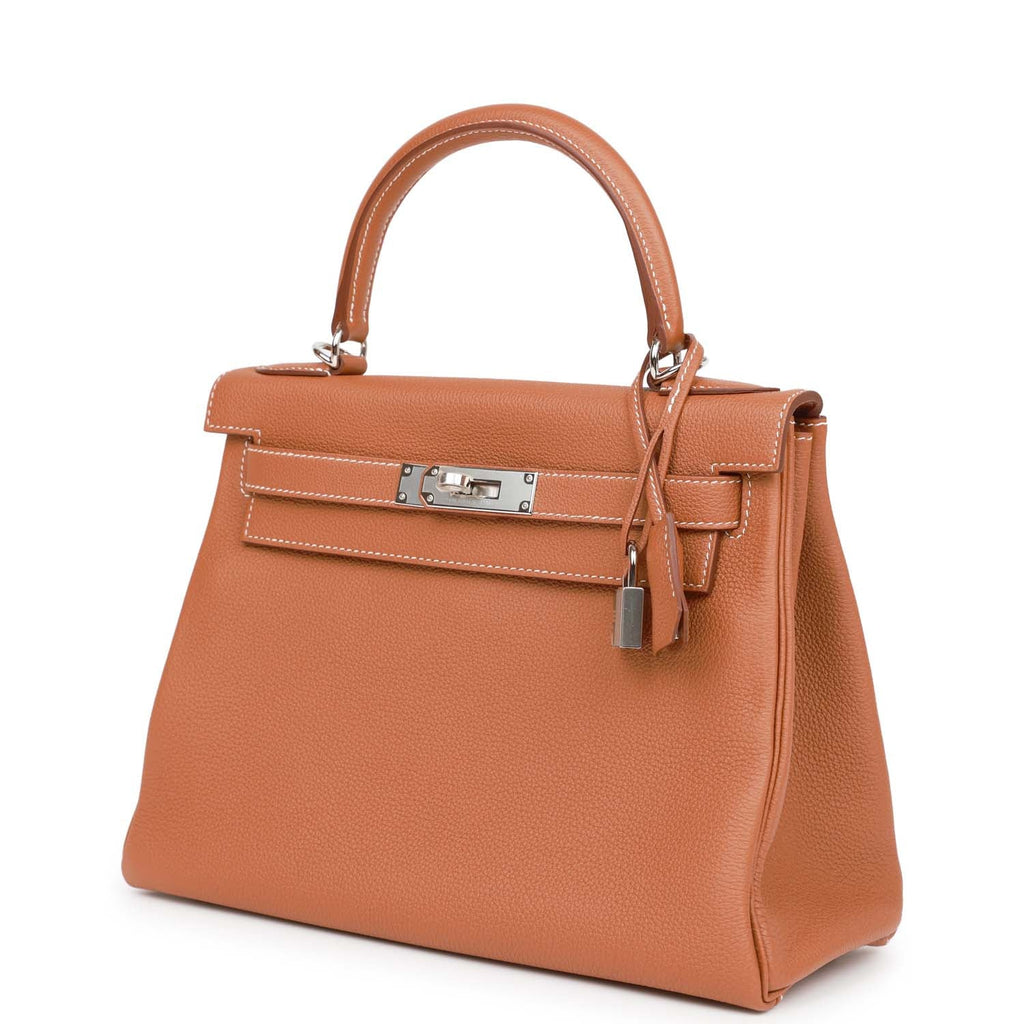 Gold 28 Togo Leather Handbag P377939