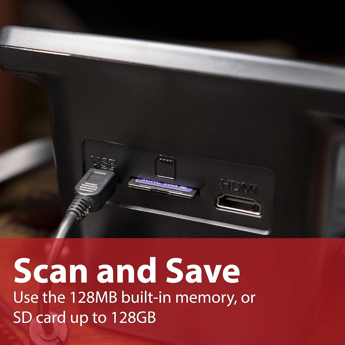 22MP Film Scanner with 5 Display & HDMI U409