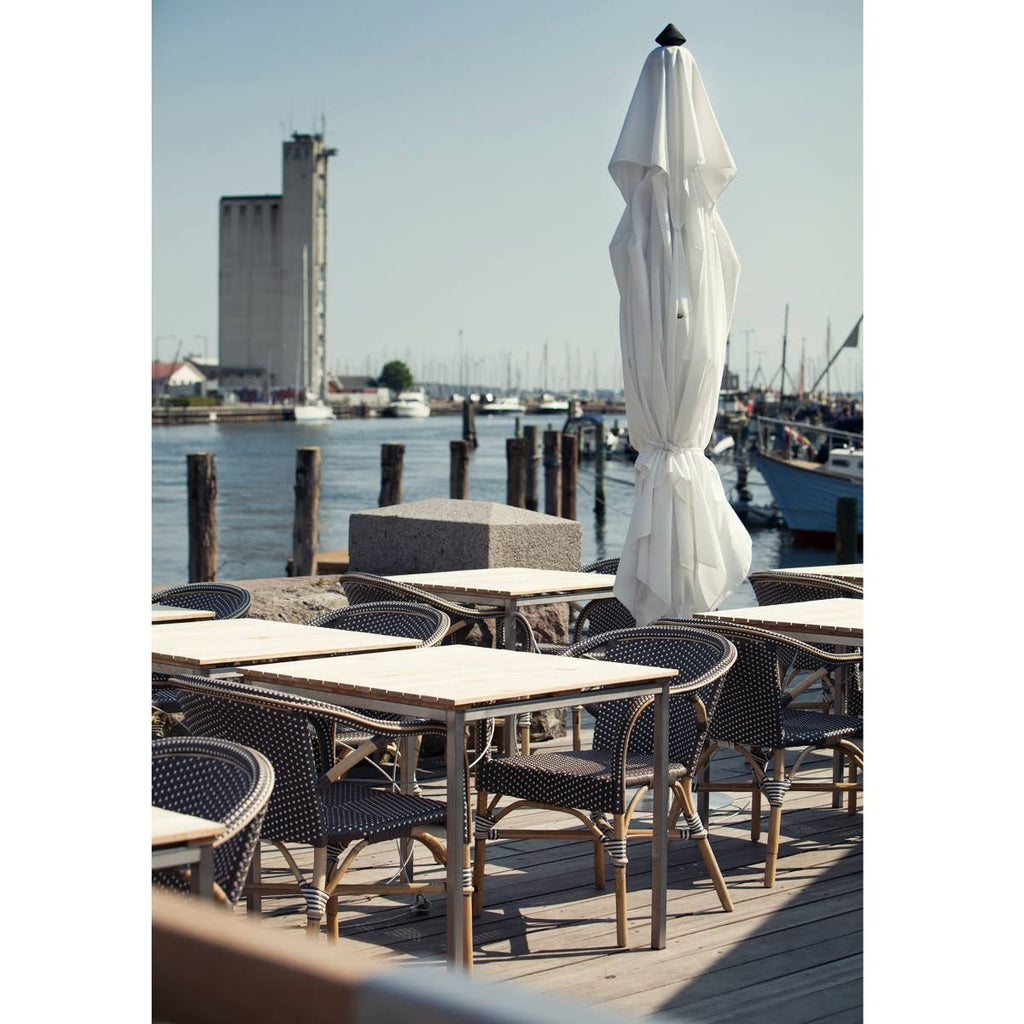 White Cappuccino Dots Side Chair G745326