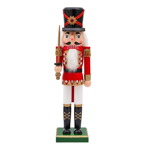 14 inch Wooden Nutcracker Christmas Decor X963