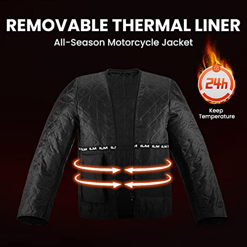 Motorcycle Jacket with CE Armor Water Resistant Textile C283891