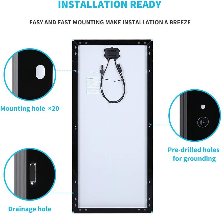 175 Watt 12 Volt Monocrystalline Solar Panel R9369