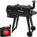 Wood Pellet Grill and Smoker in Black C172878
