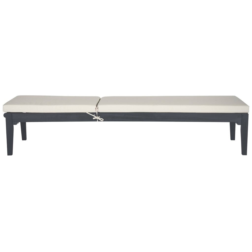 Ash Grey Beige Sunlounger G196