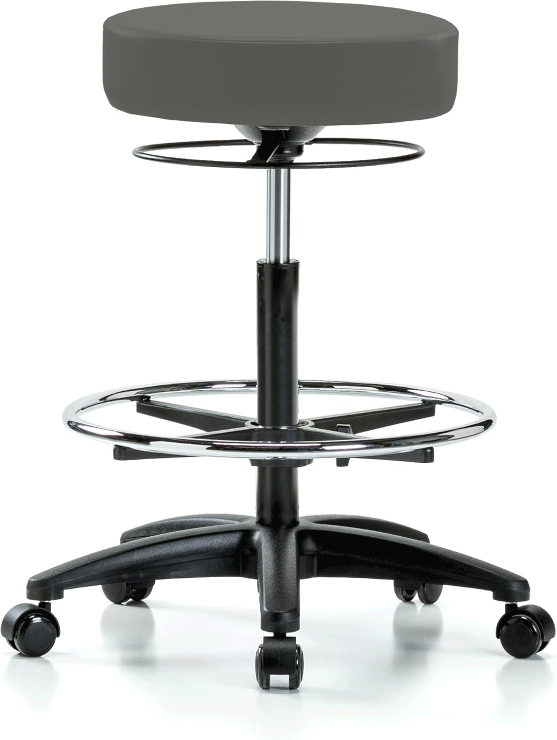 Height Adjustable Salon & Spa Stool with Footring F109