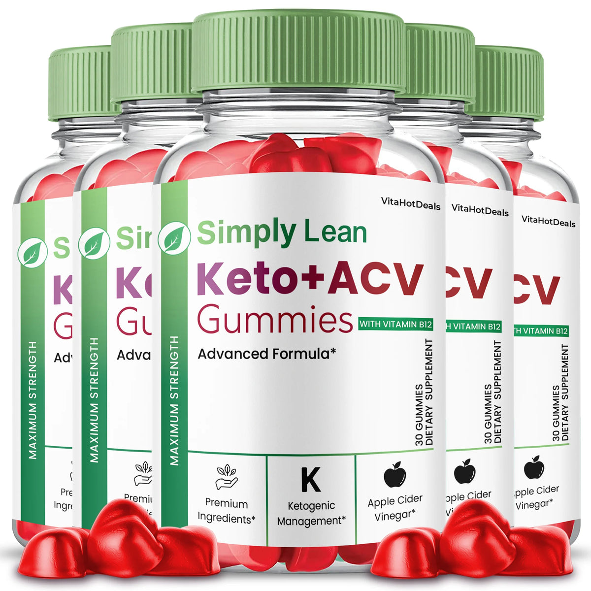 Keto ACV Gummies 5 Pack A7838