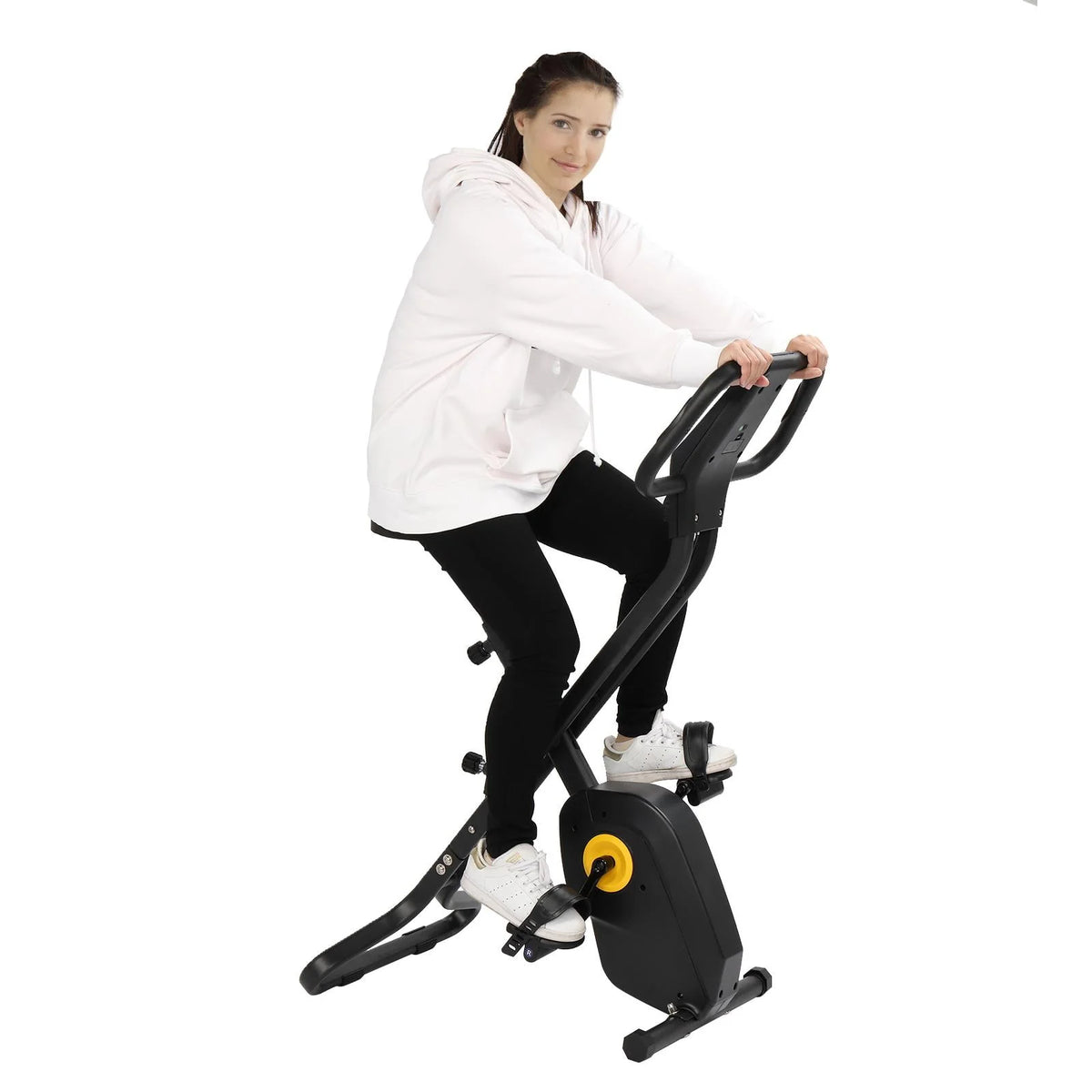 Folding Magnetic Stationary Exercise Bike G12703