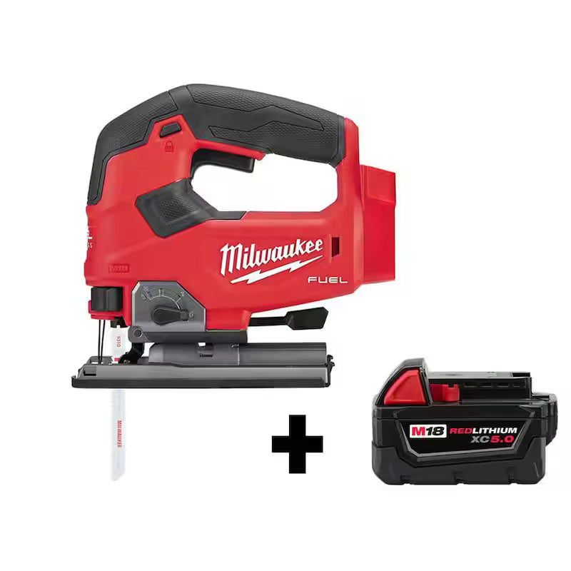 18-Volt Lithium-Ion Brushless Cordless Jig Saw with 5.0 Ah Battery Y108