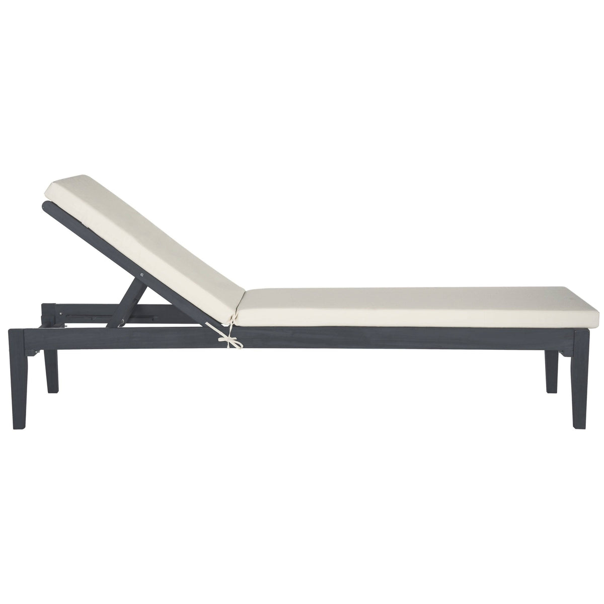 Ash Grey Beige Sunlounger G196