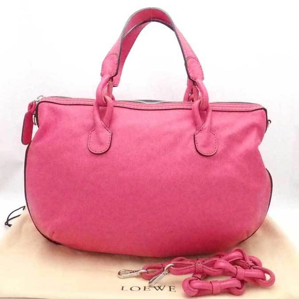 Pre-Owned Leather Handbag Shoulder Bag B9786