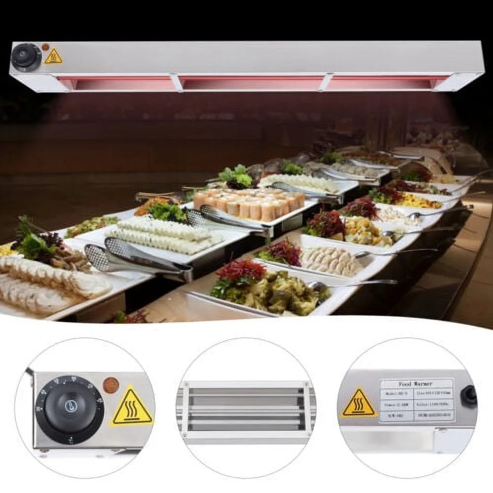 36" 600W Overhead Bar Heater Food Warmer D666