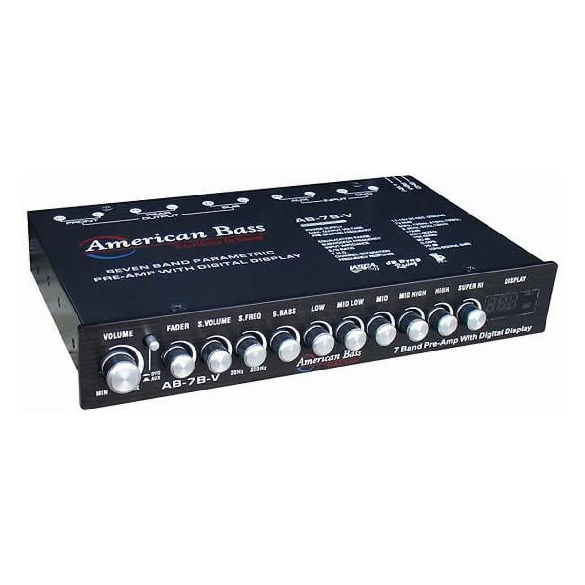 7 Band Equalizer Voltage Display J648