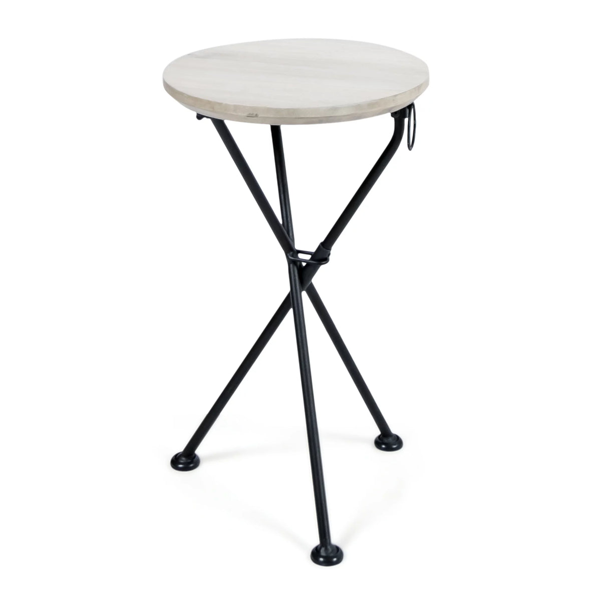 Portable Acacia Wood Side Table M395