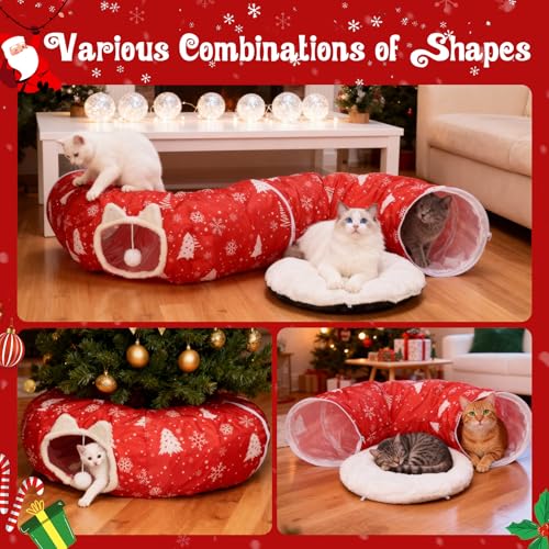 Cat Tunnel Bed Christmas Tree Skirt G51656