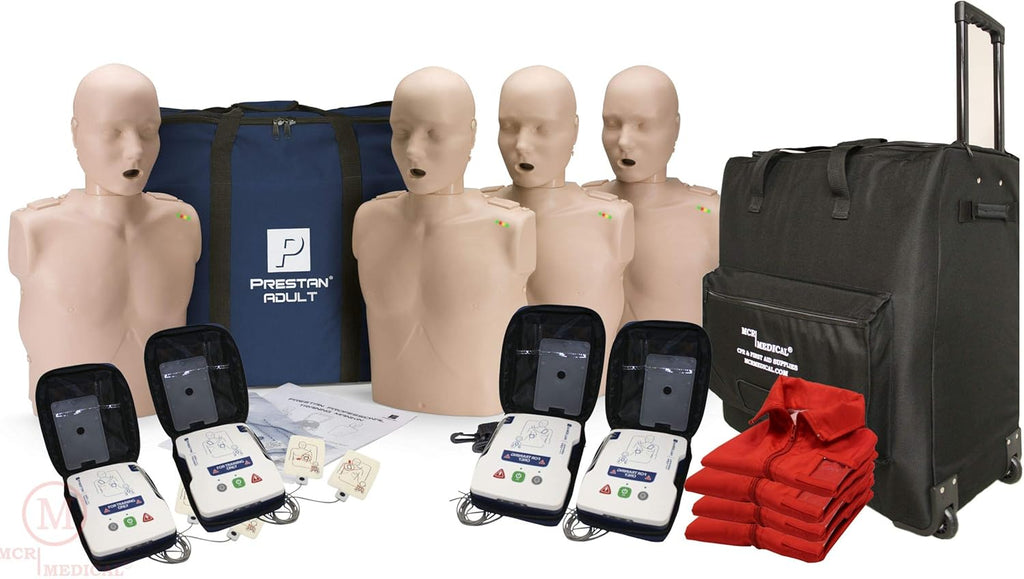 CPR Adult Manikin 4-Pack with Carry Bag A894851