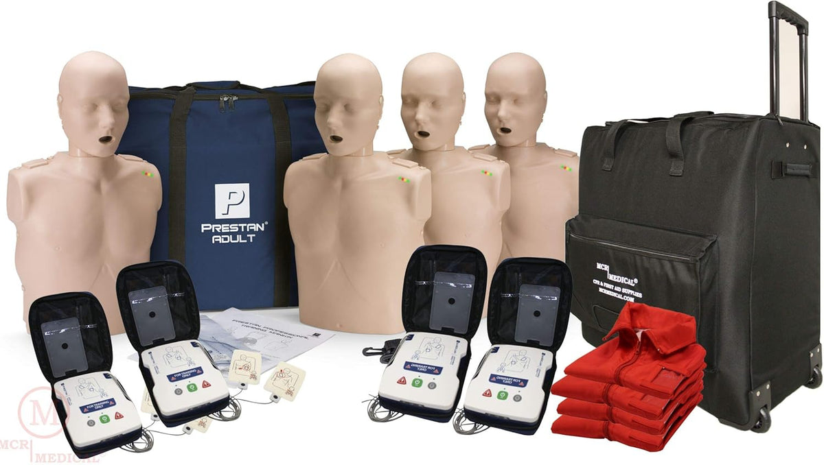 CPR Adult Manikin 4-Pack with Carry Bag A894851