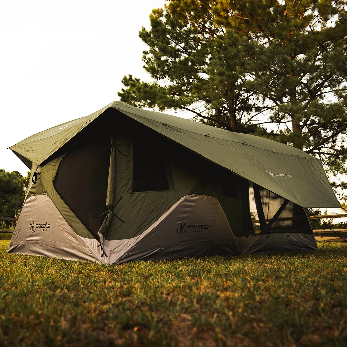 Portable Hub Tent, 3-6 Person, Alpine Green E60654