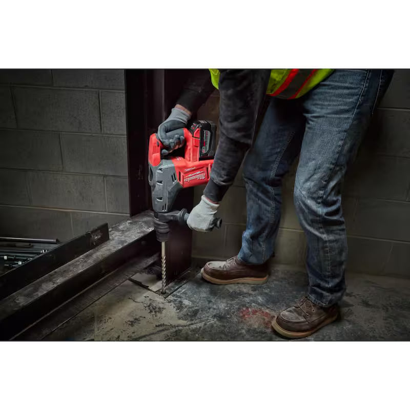 18-Volt Lithium-Ion Brushless Cordless 1-9/16 in. SDS-Max Rotary Hammer Kit with Two 8.0Ah Batteries & Grinder Q734