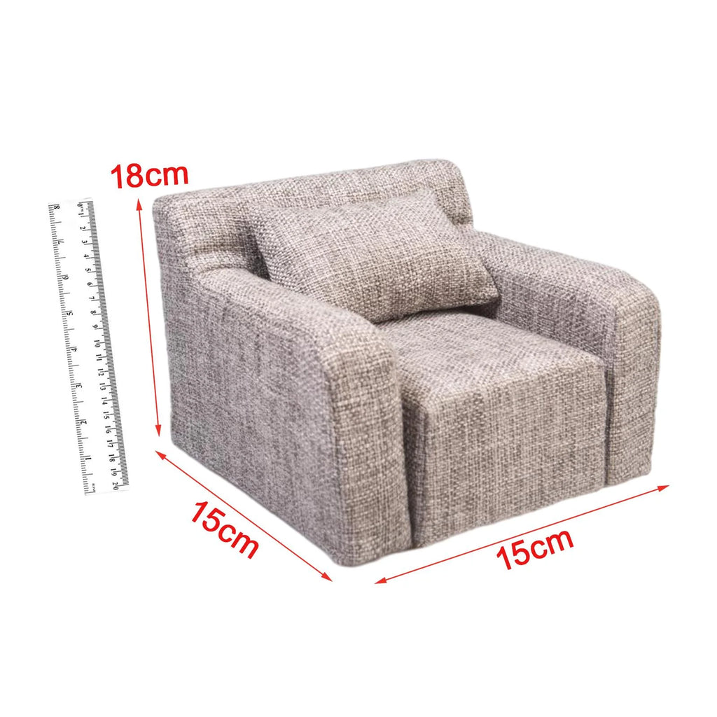 1:6 Scale Dollhouse Sofa Loveseat Q76960