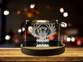 3D Engraved Crystal Decor Q248