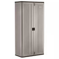 Resin Freestanding Garage Cabinet in Platinum R396378