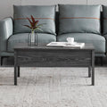 Dark Grey Oak Lift-Top Coffee Table with Storage P9537