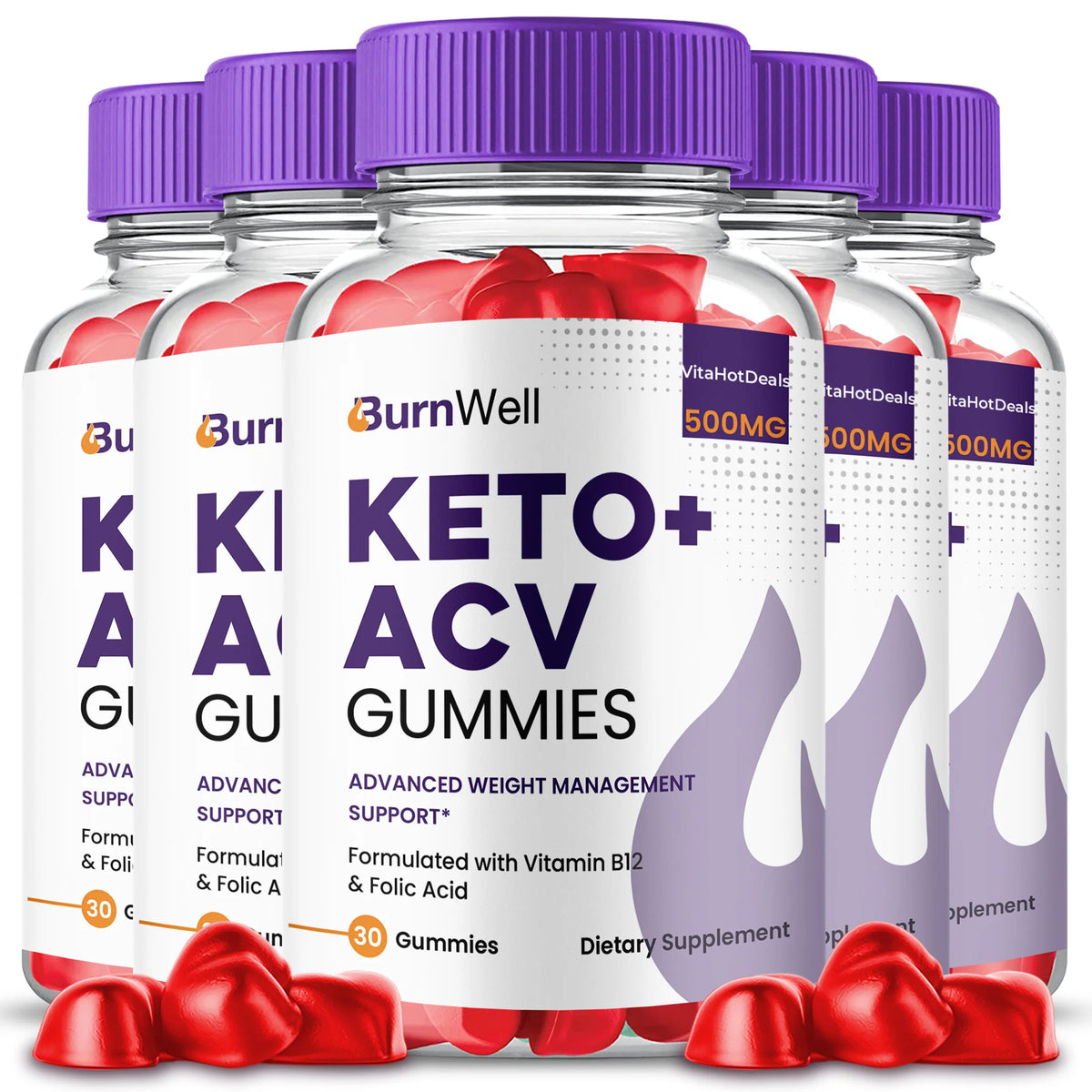 Keto ACV Gummies 5 Pack P800