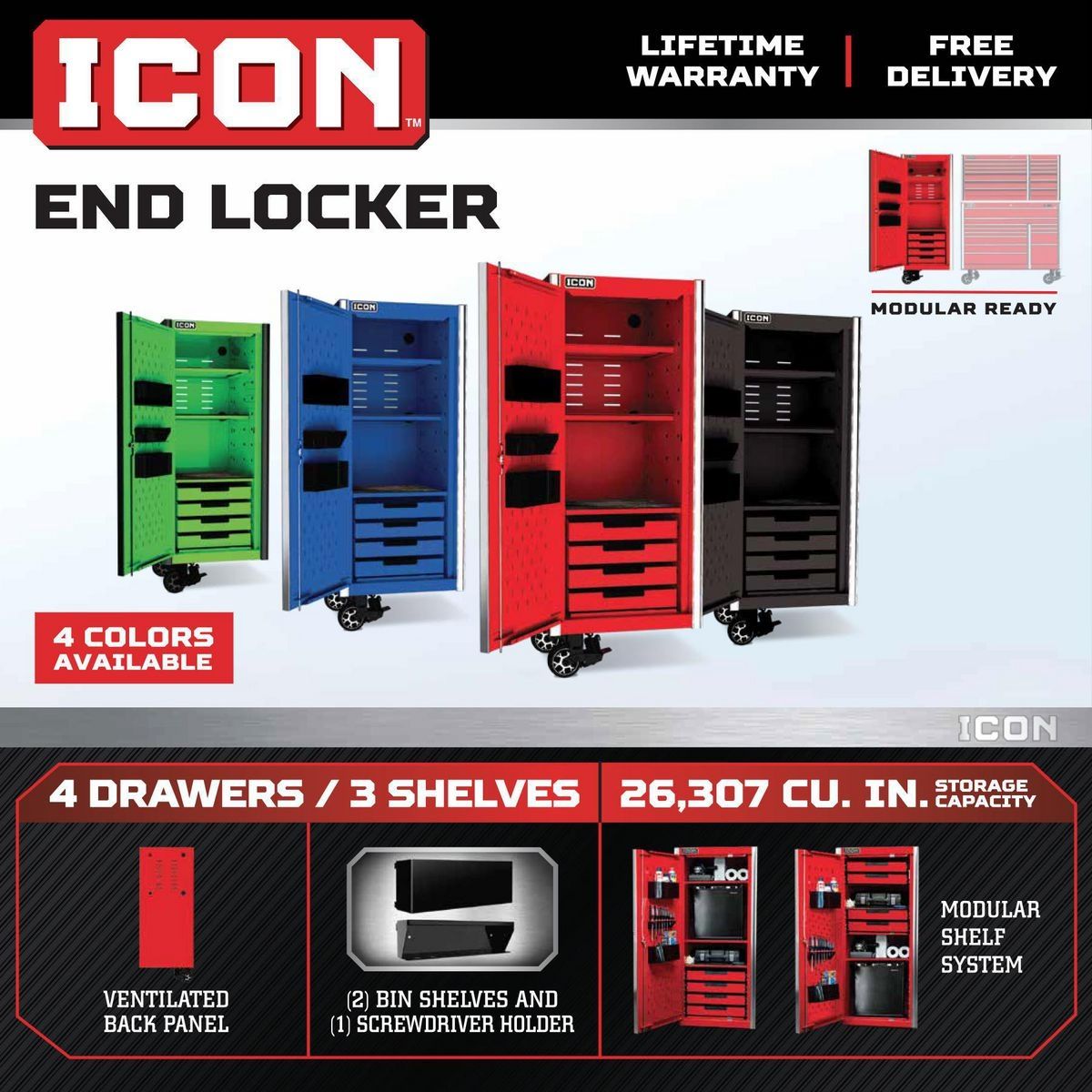 28 in. End Locker Z6860