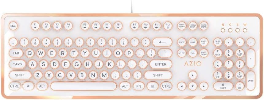Wired USB Mechanical Keyboard in Black and Chrome Z8020